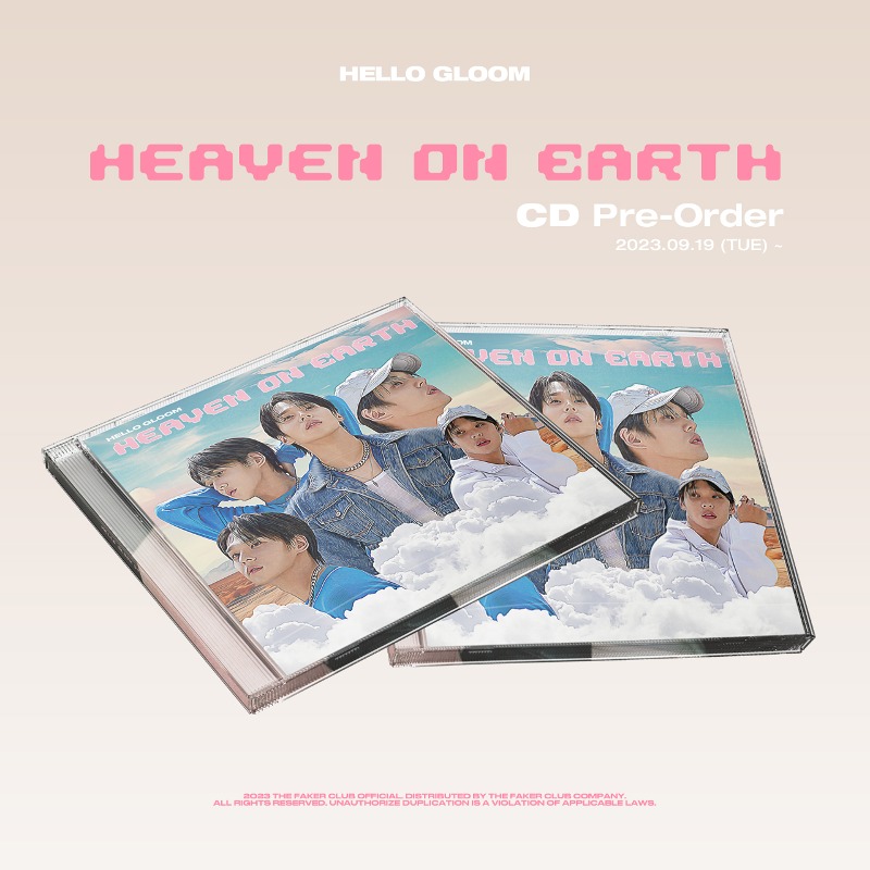 HELLO GLOOM  New Single [ Heaven On Earth ] CD